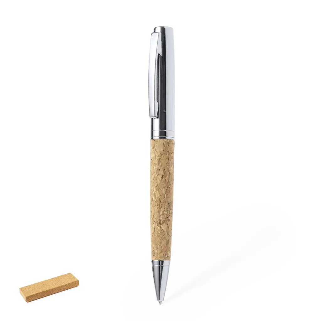 dybi20666 boligrafo corcho y metal