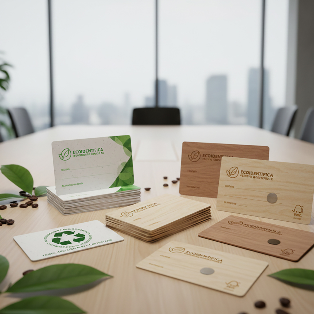 tarjetas de madera grabadas a laser