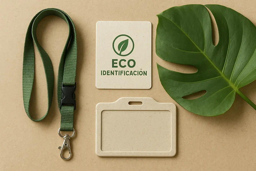 Accesorios ecoamigables sobre fondo neutro Accesorios ecoamigables