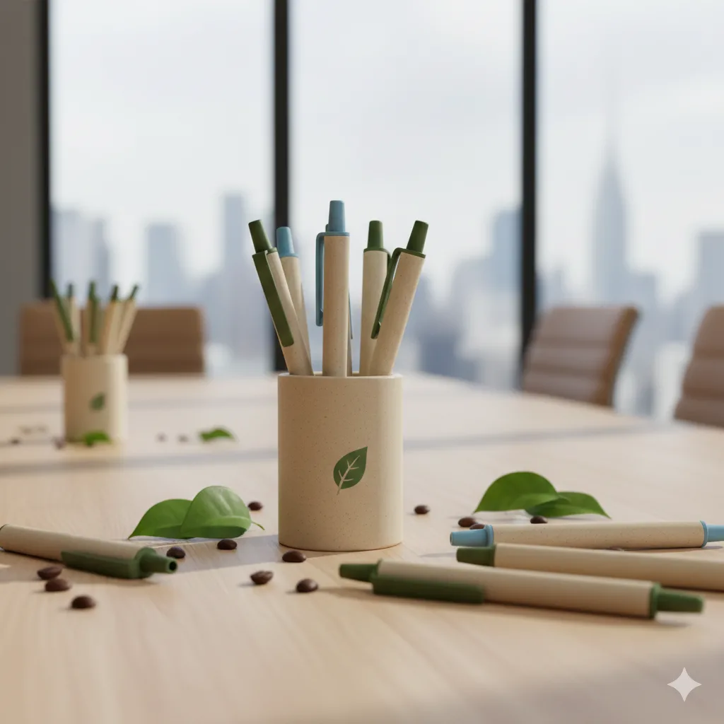 Bolígrafos de Cartón y Papel Reciclado