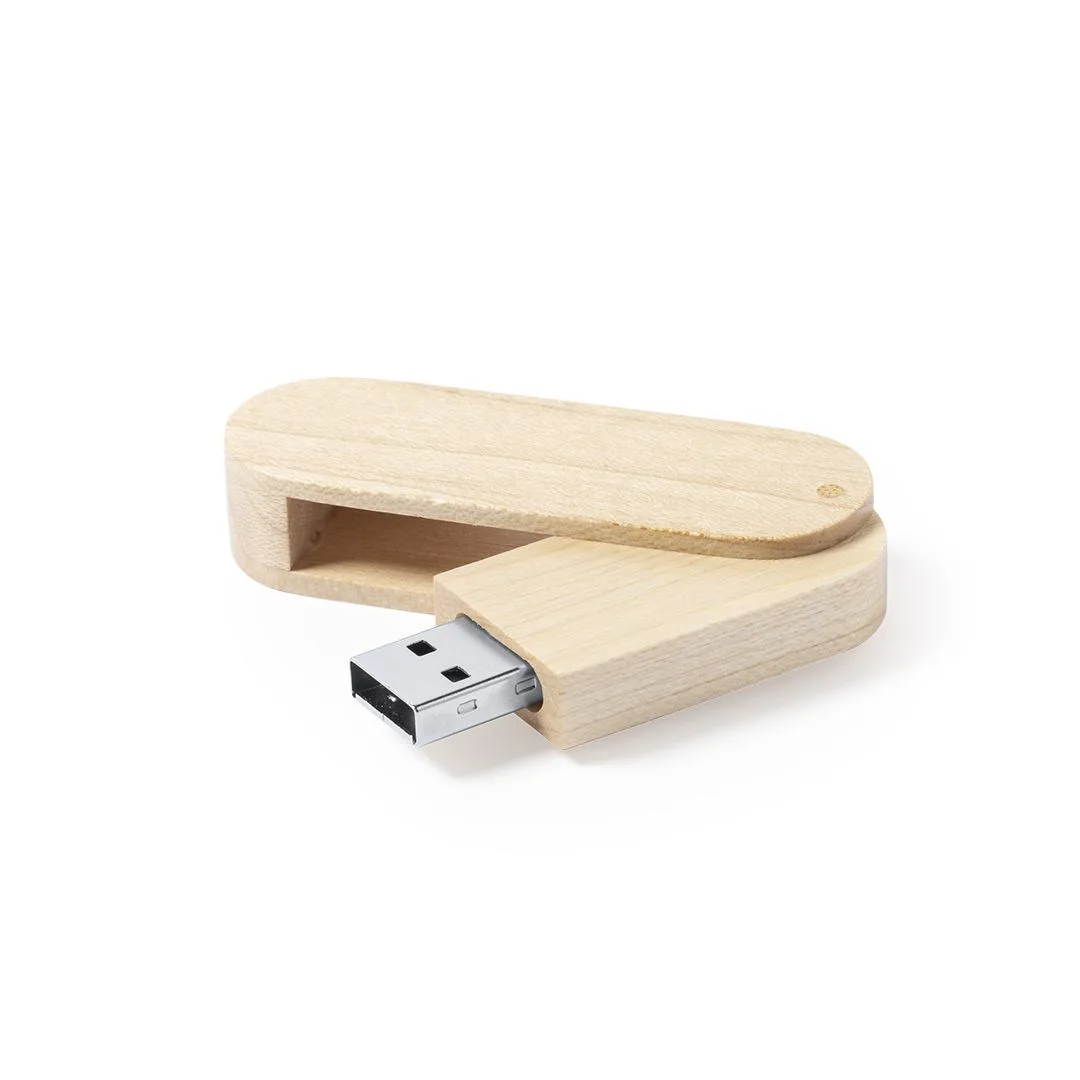 Memoria USB de Madera Plegable