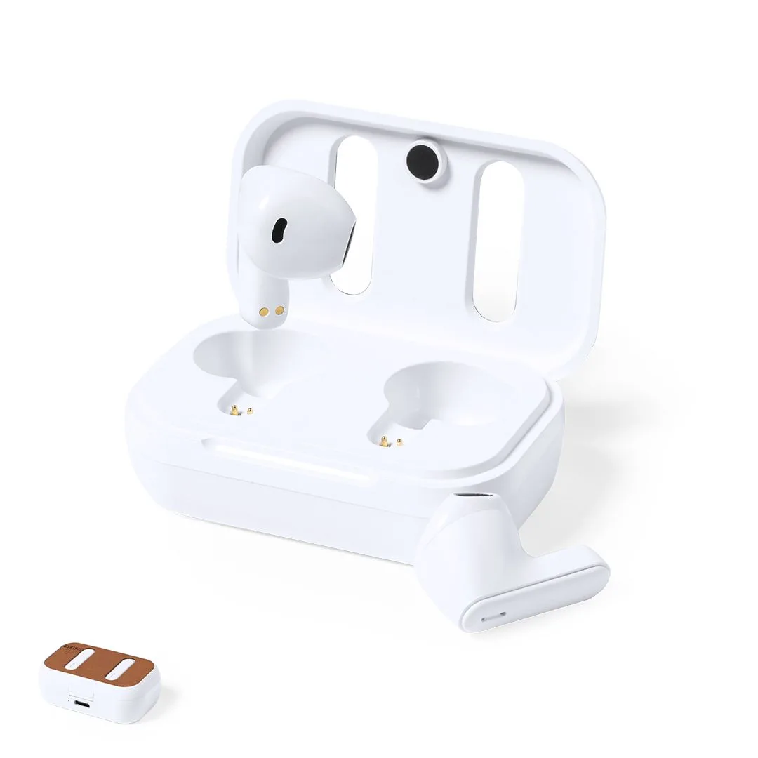 Auriculares Bluetooth de RABS y Cuero Reciclado