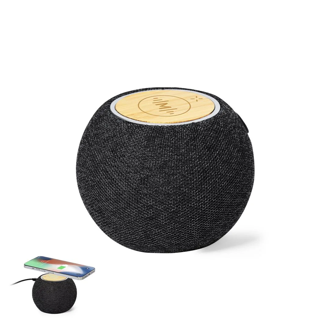 Altavoz Multifunción: Sonido de 5W y Carga Inalámbrica