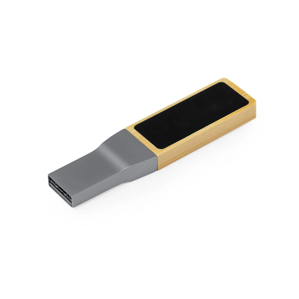 Memoria USB Bambú 16GB con Logo Iluminado