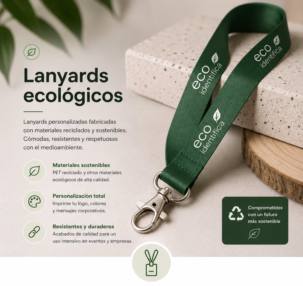 Lanyards reciclado personalizados