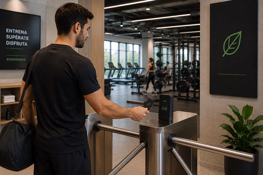 Acceso para gimnasios